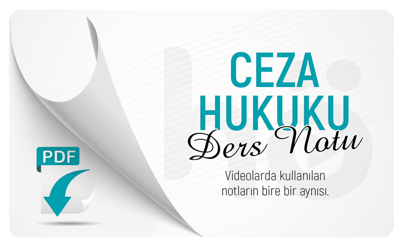 Ceza Hukuku | PDF Ders Notu