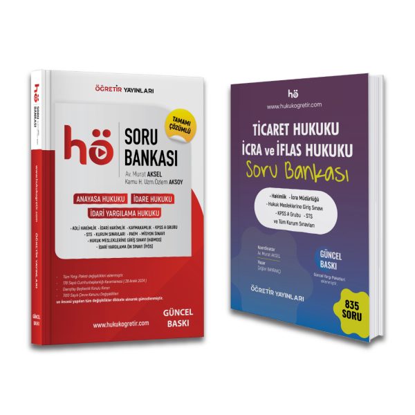 HÖ Soru + Ticaret İcra ve İflas Hukuku | Soru Bankası