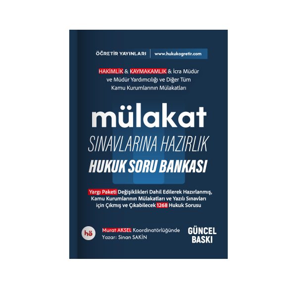 Mülakat Sınavlarına Hazırlık | Hukuk Soru Bankası