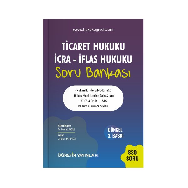 Ticaret - İcra ve İflas Hukuku | Soru Bankası