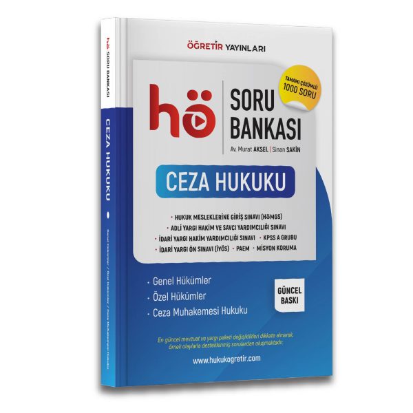 Ceza Hukuku | Soru Bankası