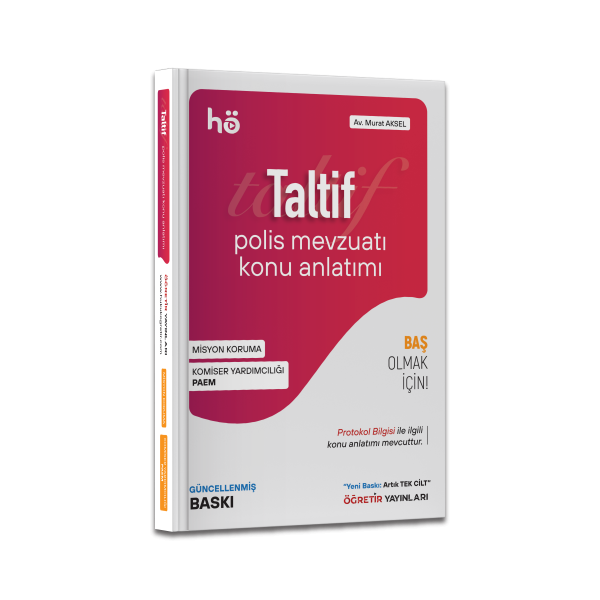 Taltif Polis Mevzuatı | Konu Anlatımı