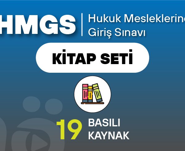 Nisan 2025 Hukuk Mesleklerine Giriş Sınavı (HMGS) | Kitap Seti