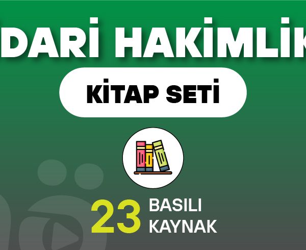 İdari Hakimlik Sınavı | Kitap Seti