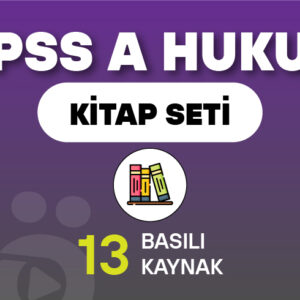 KPSS A Hukuk | Kitap Seti