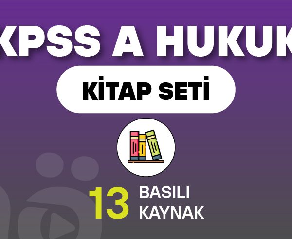 KPSS A Hukuk | Kitap Seti