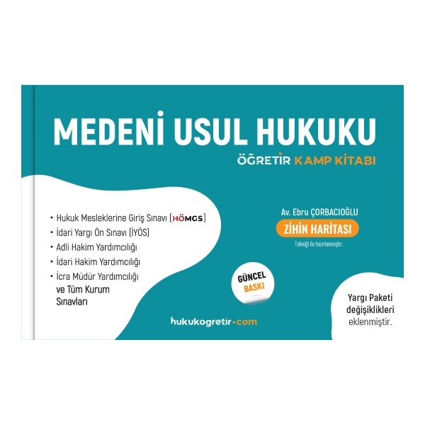 Medeni Usul Hukuku | Kamp Kitabı