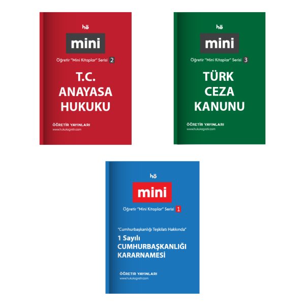 1 Sayılı CBK - Anayasa - TCK Öğretir Mini Cep Kitapları