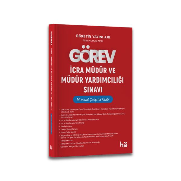 İcra Müdür ve Müdür Yardımcılığı Mevzuat Çalışma Kitabı