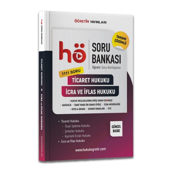 Ticaret - İcra ve İflas Hukuku | Soru Bankası