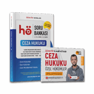 Ceza Hukuku Özel Hükümler Kamp Kitabı +  Ceza Hukuku Soru Bankası