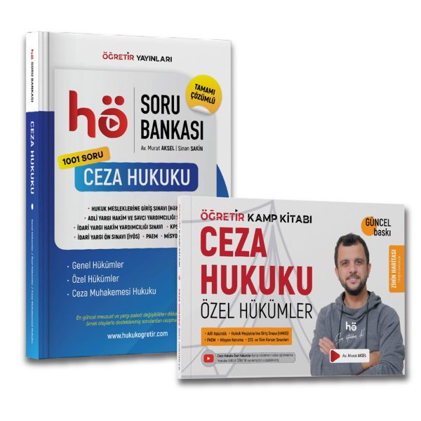 Ceza Hukuku Özel Hükümler Kamp Kitabı +  Ceza Hukuku Soru Bankası