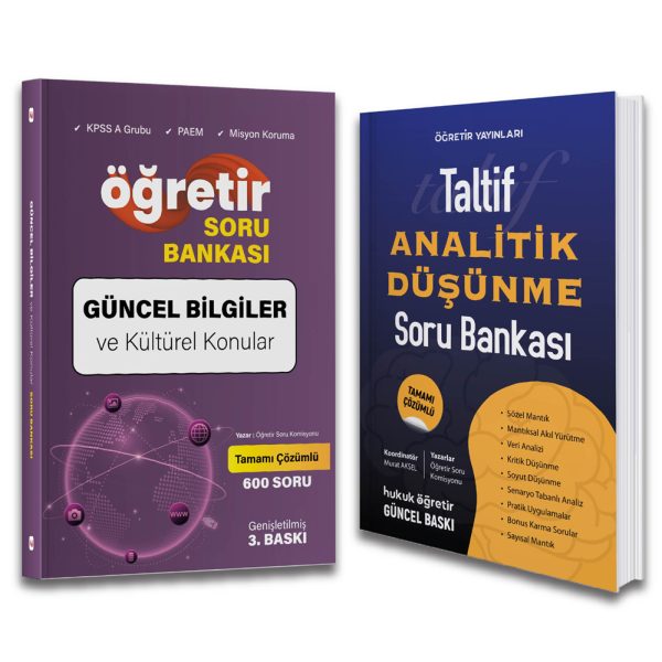 Analitik Düşünme + Güncel Bilgiler | Soru Bankası