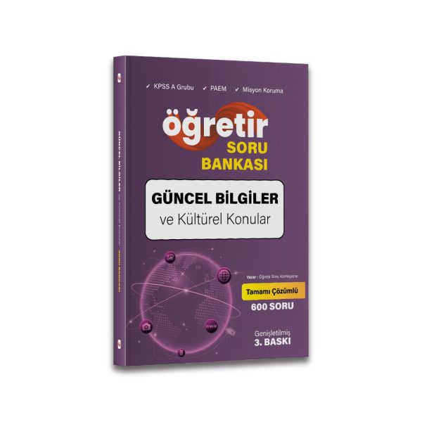 Güncel Bilgiler ve Kültürel Konular Soru Bankası Kitabı