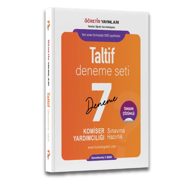 Taltif Komiser Yardımcılığı | 7'li Deneme Seti