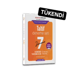 Taltif Komiser Yardımcılığı | 7'li Deneme Seti