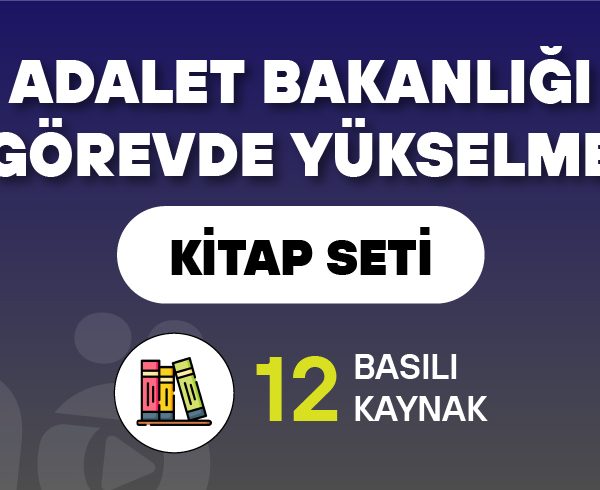 Adalet Bakanlığı Görevde Yükselme | Kitap Seti