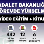 Adalet Bakanlığı Görevde Yükselme | Video Eğitim + Kitap‎‎