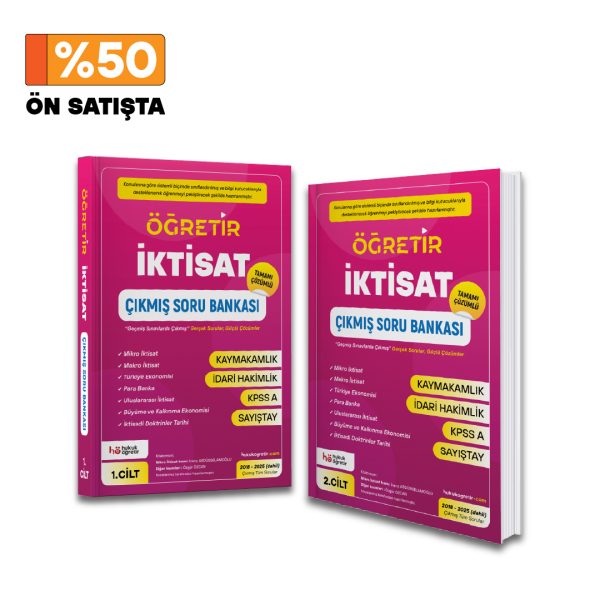 İktisat Çıkmış Soru Bankası - Ön Satış