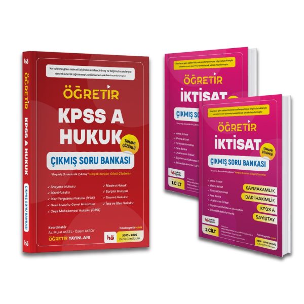 KPSS A Hukuk - İktisat Çıkmış Soru Bankası
