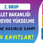 Adalet Bakanlığı Görevde Yükselme Online Hazırlık Kampı