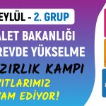 Adalet Bakanlığı Personeli Görevde Yükselme | Hazırlık Kampı‎ – 15 Eylül