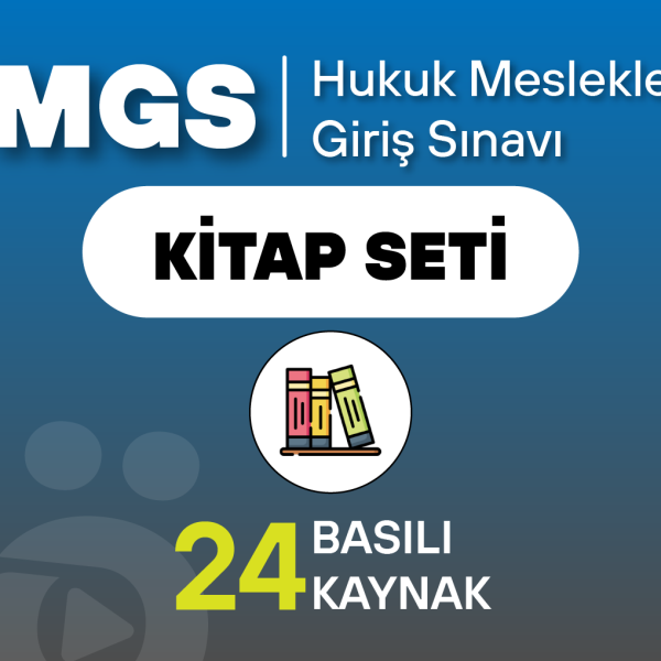 Nisan 2026 Hukuk Mesleklerine Giriş Sınavı (HMGS) | Kitap Seti
