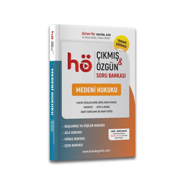Medeni Hukuk Özgün & Çıkmış | Soru Bankası
