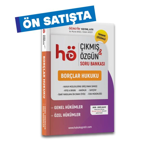Borçlar Hukuku Özgün & Çıkmış | Soru Bankası