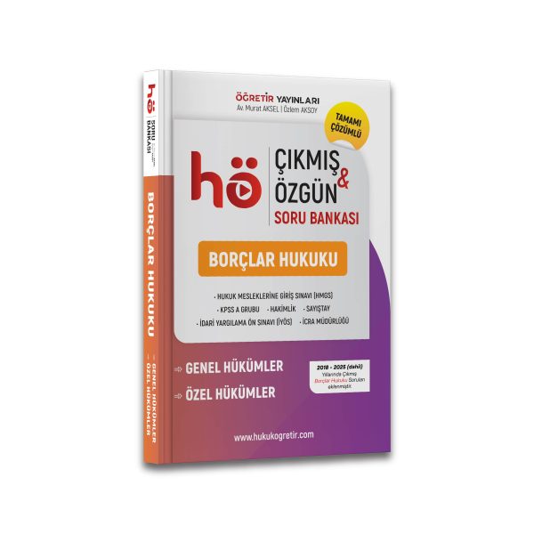 Borçlar Hukuku Özgün & Çıkmış | Soru Bankası