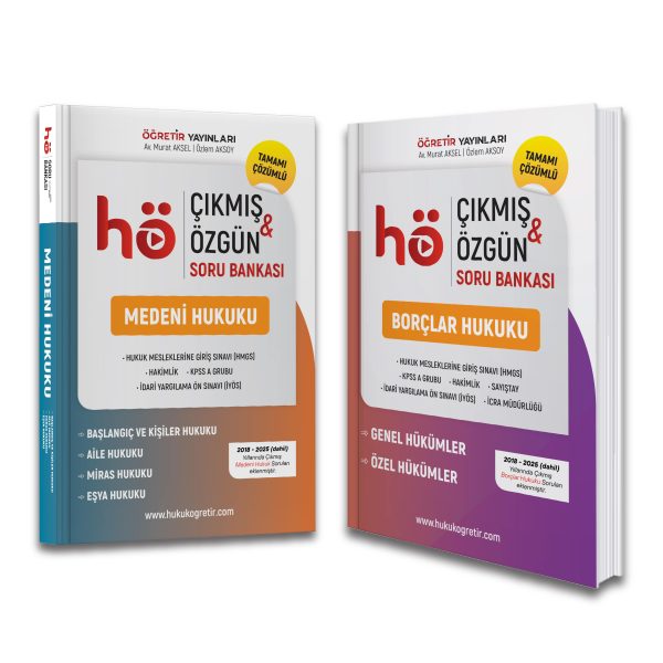 Medeni Hukuk ve Borçlar Hukuku Özgün & Çıkmış | Soru Bankası
