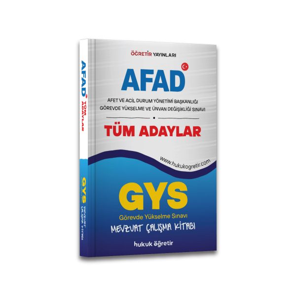 AFAD Görevde Yükselme | Mevzuat Çalışma Kitabı
