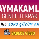 ÖSYM Formatlı Kaymakamlık Genel Tekrar Soru Çözüm Kampı