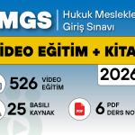 Nisan 2026 Hukuk Mesleklerine Giriş Sınavı (HMGS) | Video Eğitim + Kitap‎